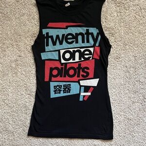 RARE Twenty One Pilots Muscle Tee XS